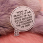 Nihilistic Quote Hope Bunny Speech Bubble 6cm Sticker