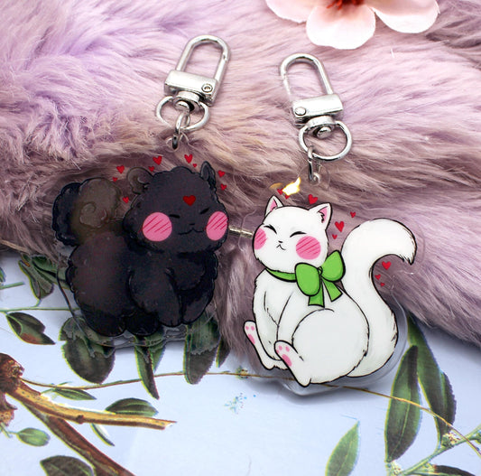 Bingqiu Animal Form Magnetic Connector Acrylic Charms (2 Inch) - Scum Villain Self-Saving System Luo Binghe Shen Qingqiu MXTX Danmei
