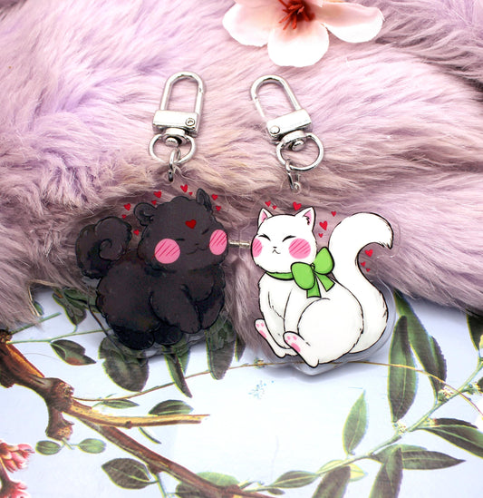 Bingqiu Animal Form Magnetic Connector Acrylic Charms (2 Inch) - Scum Villain Self-Saving System Luo Binghe Shen Qingqiu MXTX Danmei