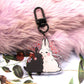Wangxian Rabbit Pair 2inch Acrylic Charm - Mo Dao Zu Shi The Untamed Wei Wuxian Lan Wangji MXTX Danmei Fan Art