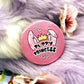 Puppy Princess Pink Dog Furry Circular Badge (38mm)