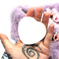 Rope Bunny White Rabbit Shibari Furry Heart Sticker (6cm)