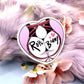 Rope Bunny White Rabbit Shibari Furry Heart Sticker (6cm)