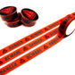Red Danger Beware Print Washi Tape (1.5cm x 10m)