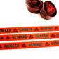 Red Danger Beware Print Washi Tape (1.5cm x 10m)