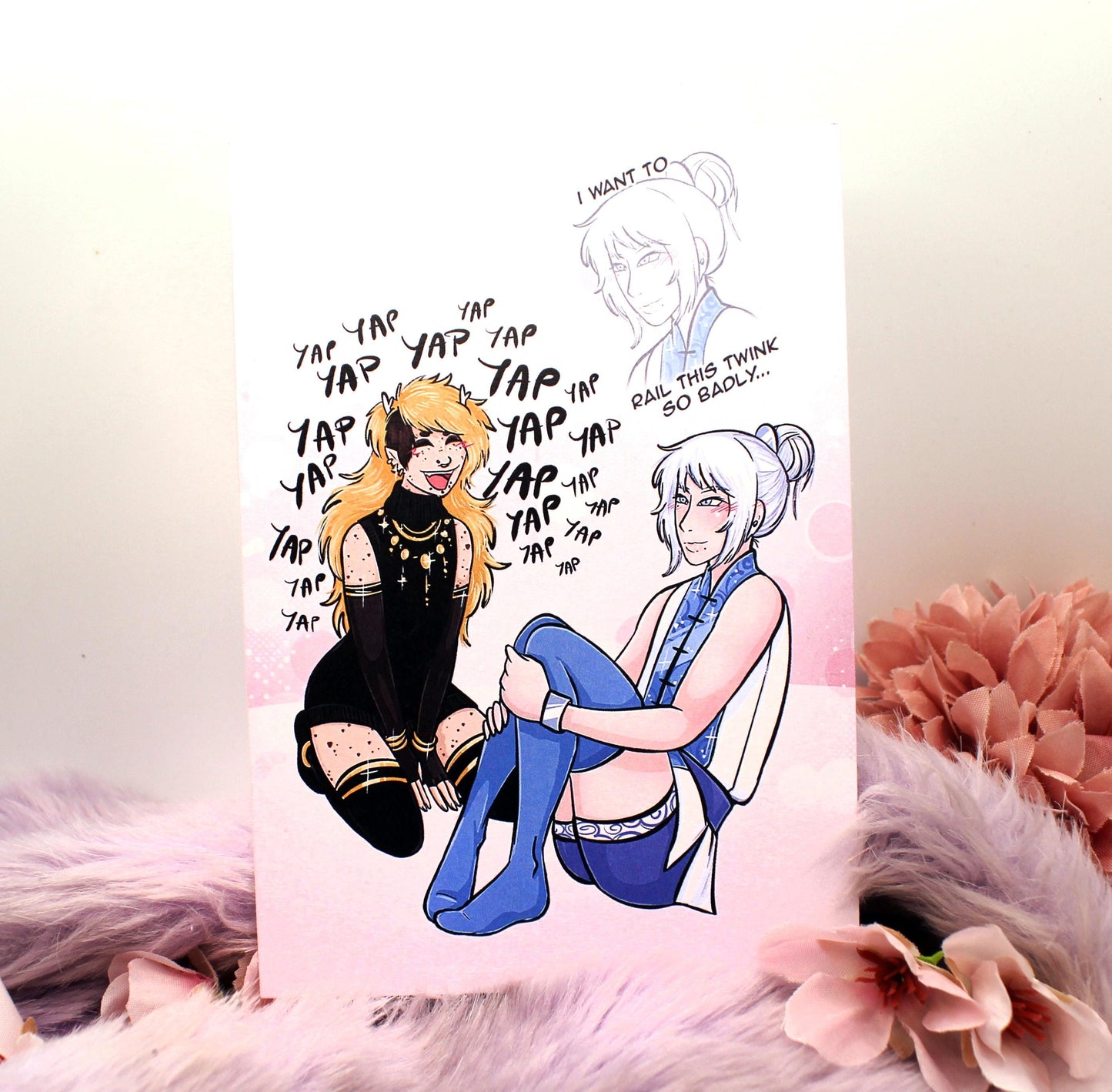 I Want To Rail This Twink So Badly... A6 Print - The Nightingale Dragon Series