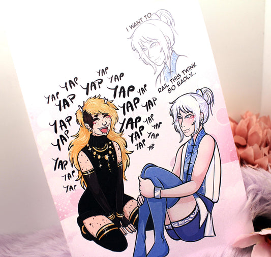 I Want To Rail This Twink So Badly... A6 Print - The Nightingale Dragon Series