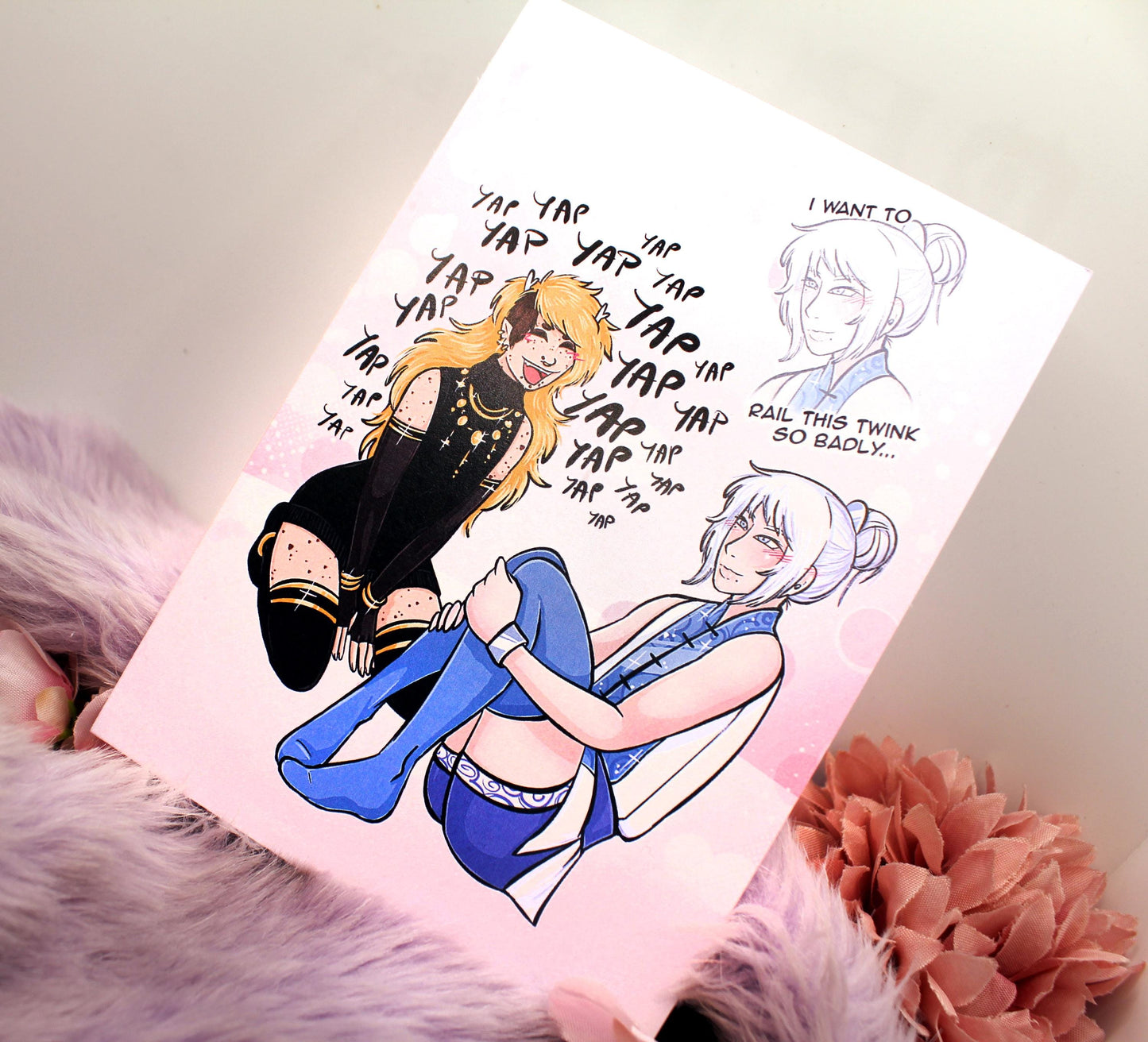 I Want To Rail This Twink So Badly... A6 Print - The Nightingale Dragon Series