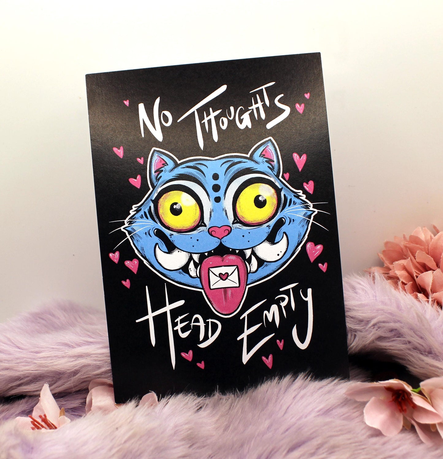 Kpop Demon Hunters Derpy Tiger No Thoughts Head Empty A6 Print