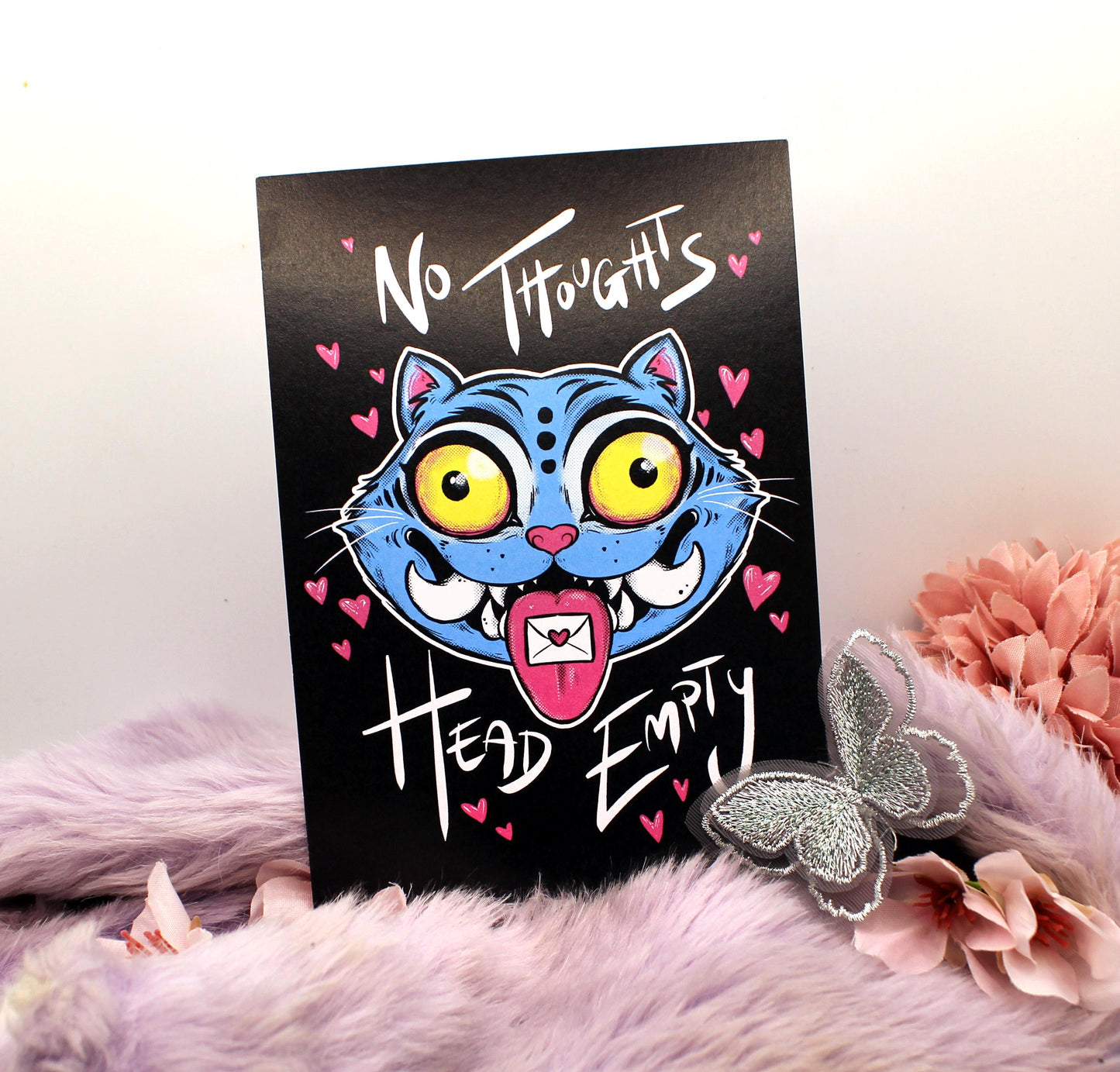 Kpop Demon Hunters Derpy Tiger No Thoughts Head Empty A6 Print