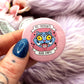 No Thoughts Head Empty Derpy Tiger Circular Badge (38mm) - Kpop Demon Hunters