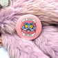 No Thoughts Head Empty Derpy Tiger Circular Badge (38mm) - Kpop Demon Hunters