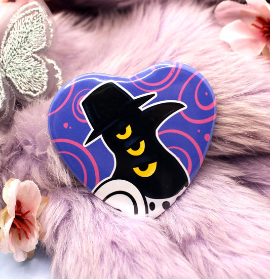 Kpop Demon Hunters Sussie Magpie Heart Badge (55mm)