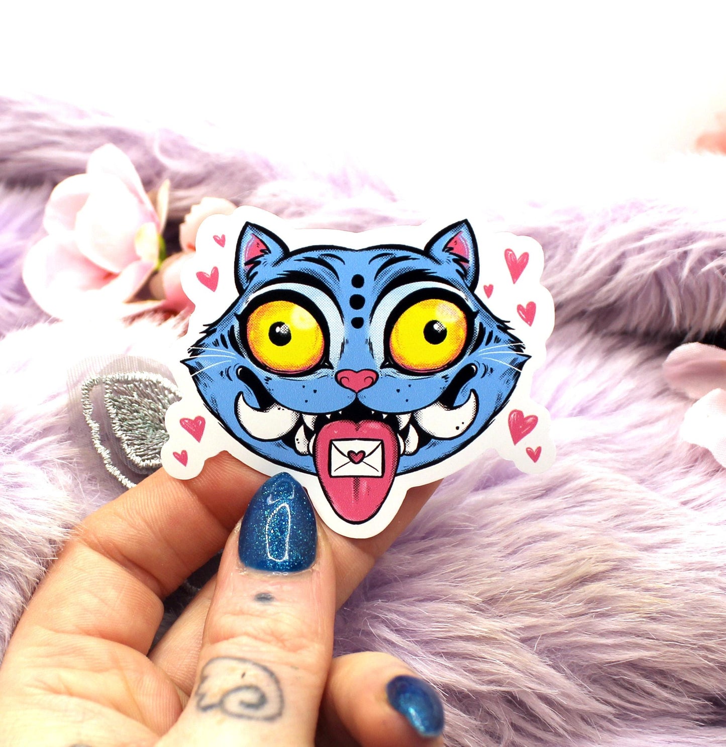 Kpop Demon Hunters Derpy Tiger Sticker (6cm)