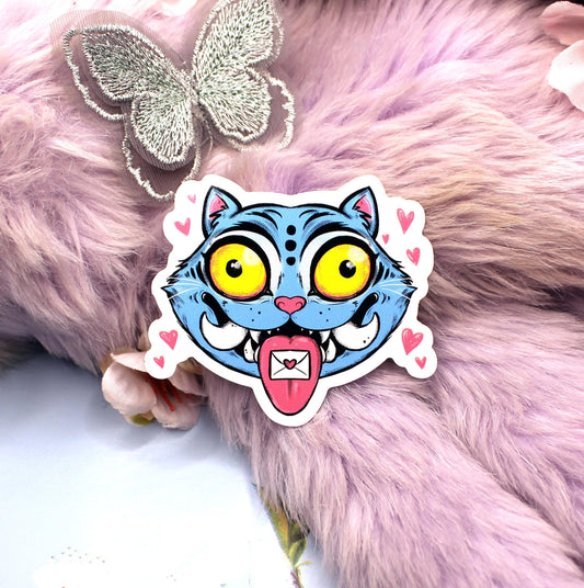 Kpop Demon Hunters Derpy Tiger Sticker (6cm)
