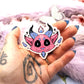 Trans Pride Coloured Baphomet Sticker (6cm)