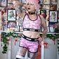 Pink Woof Woof Gym Shorts (Sizes S-4XL)