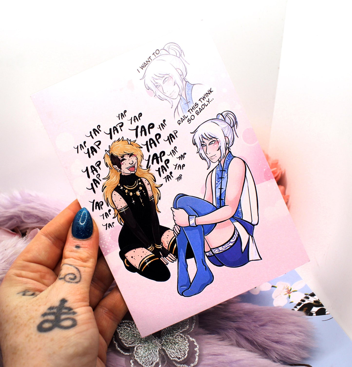 I Want To Rail This Twink So Badly... A6 Print - The Nightingale Dragon Series