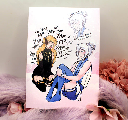 I Want To Rail This Twink So Badly... A6 Print - The Nightingale Dragon Series
