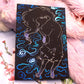 Blue Foil Fox Spirit Kitsune A6 Print