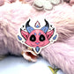Trans Pride Coloured Baphomet Sticker (6cm)