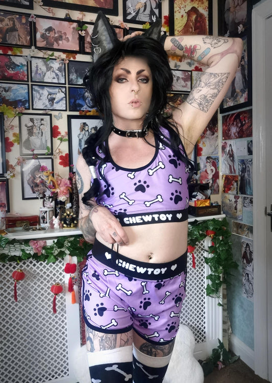 Chew Toy Crop Top (Sizes S-4XL)
