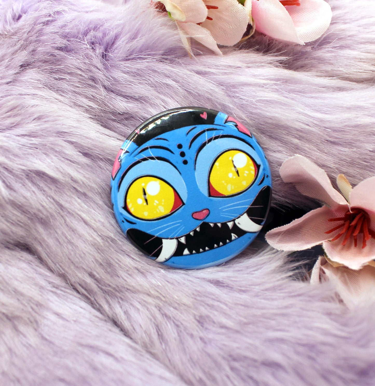 Derpy Tiger Close Up Circular Badge (38mm) - Kpop Demon Hunters