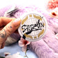Erha Shizun Large Circular Badge (58mm) - Danmei Inspired Husky and his White Cat Shizun Rou Bao Bu Chi Rou Meatbun Doesn't Eat Meat