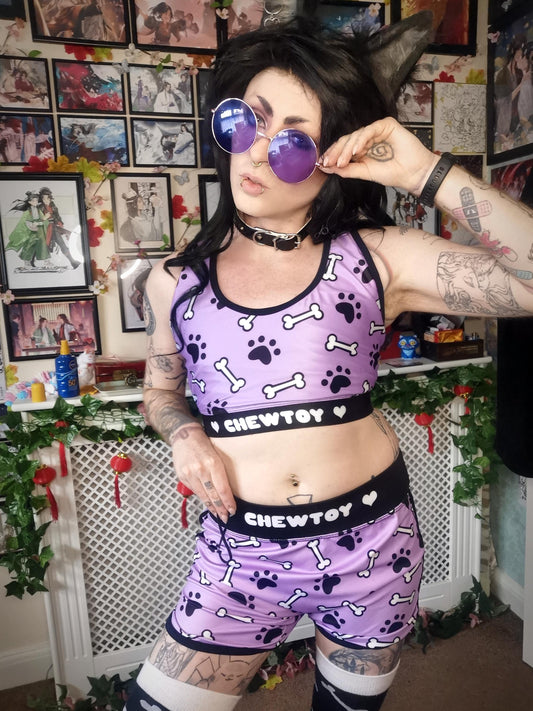 Chew Toy Crop Top (Sizes S-4XL)