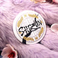 Erha Shizun Large Circular Badge (58mm) - Danmei Inspired Husky and his White Cat Shizun Rou Bao Bu Chi Rou Meatbun Doesn't Eat Meat