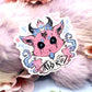 Trans Rites Baphomet Transgender Pride Sticker (6cm)
