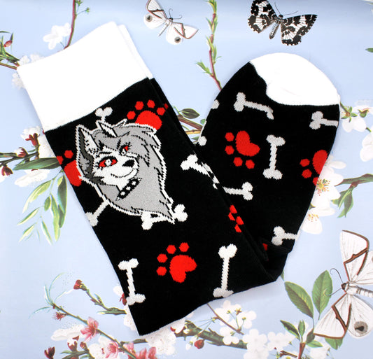 Loona Helluva Boss Crew Socks (Size 3-9 UK)