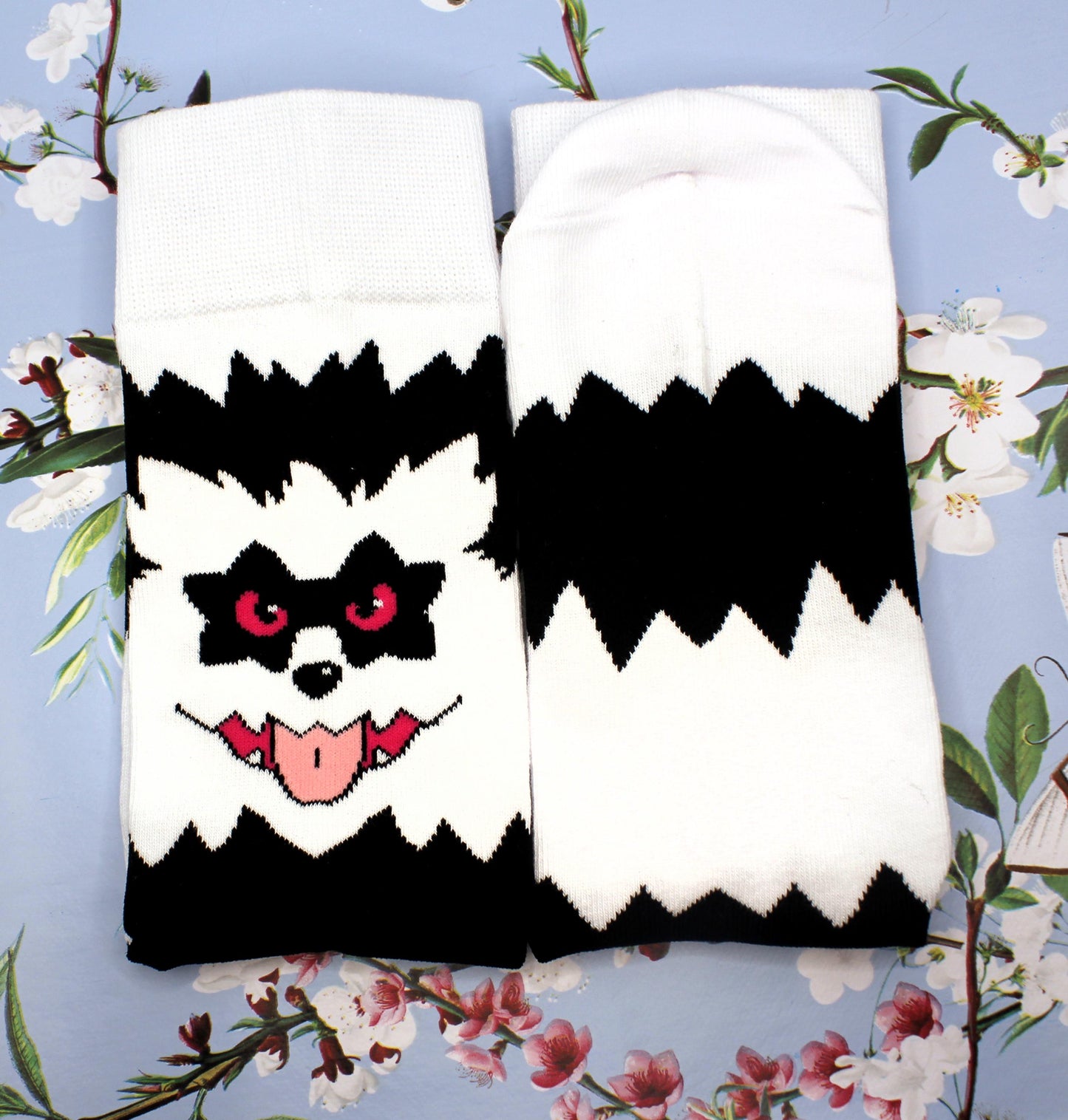 Galarian Zigzagoon Pokemon Crew Socks (Size 3-9 UK)