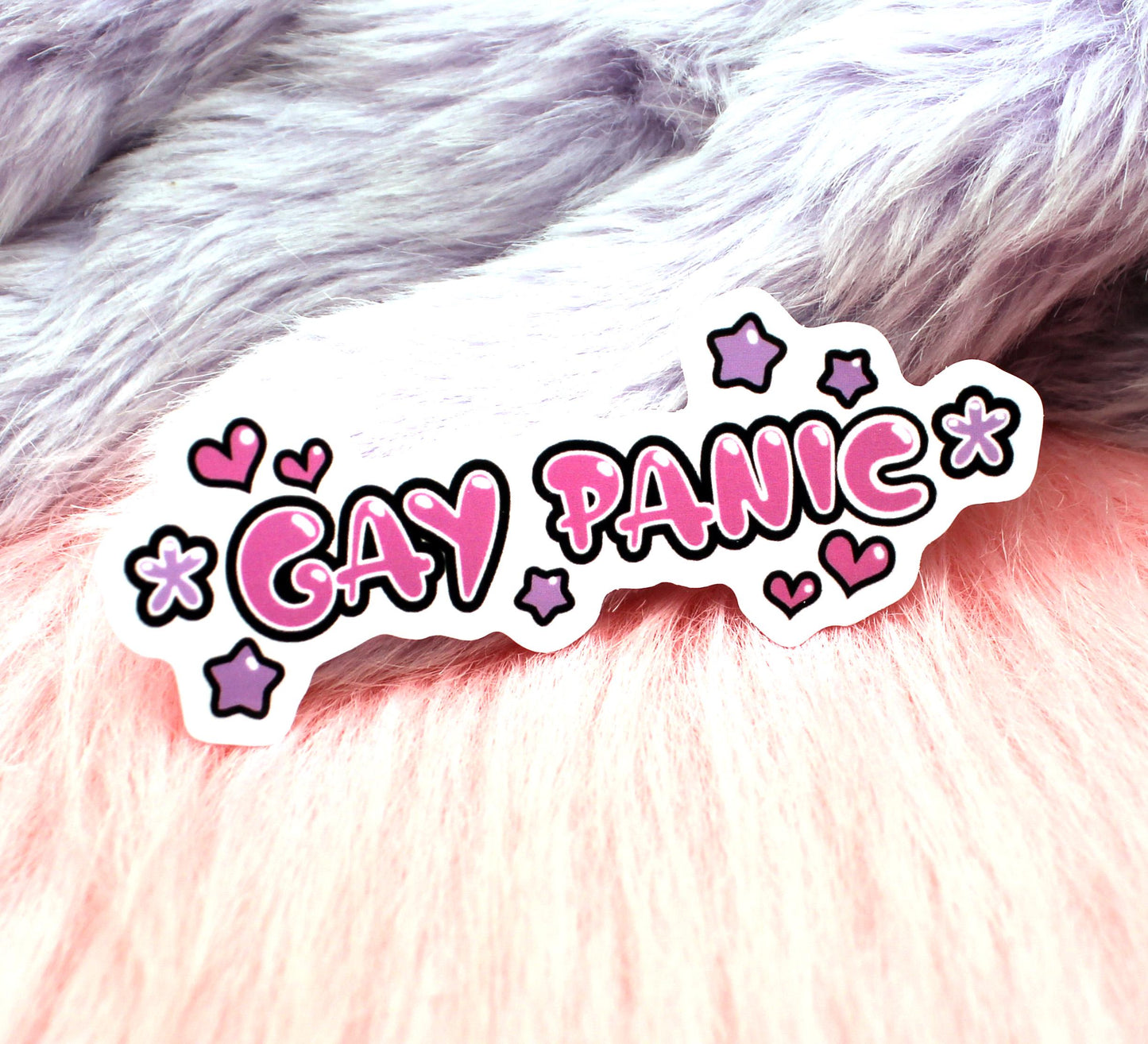 Gay Panic Sticker (8cm)