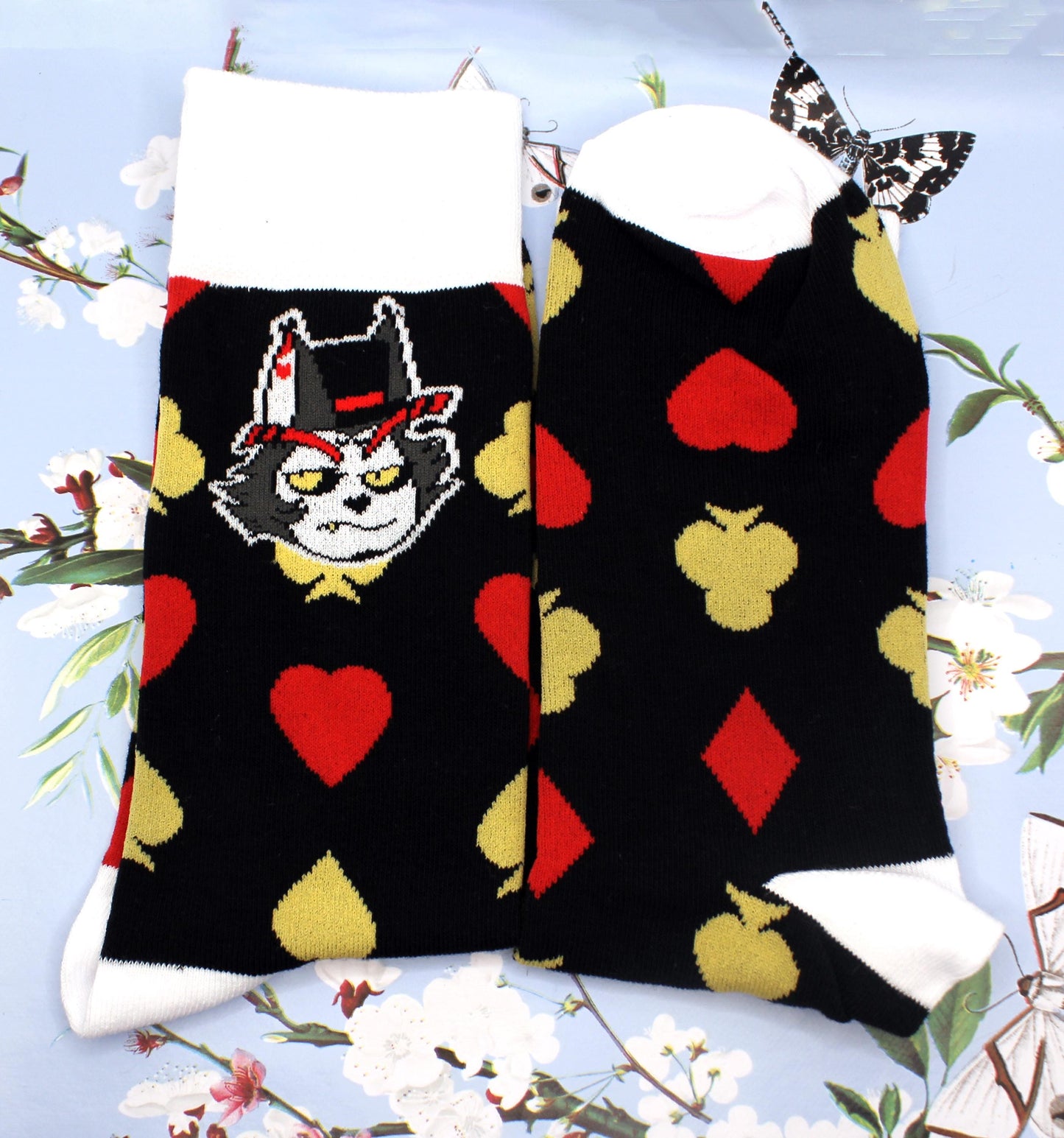 Hazbin Hotel Husk Crew Socks (Size 3-9 UK)