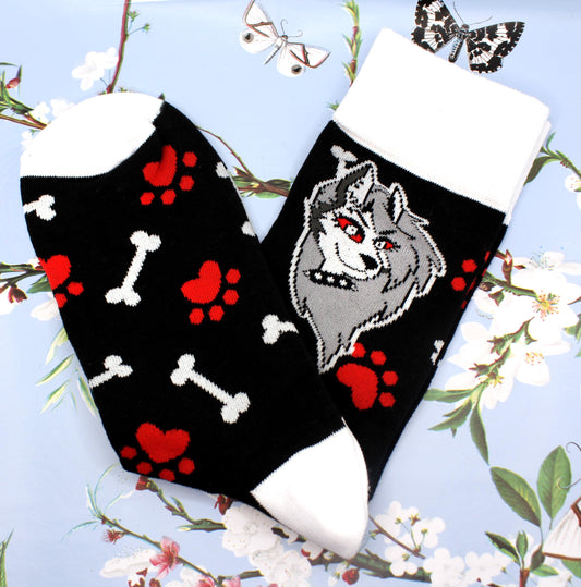 Loona Helluva Boss Crew Socks (Size 3-9 UK)