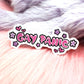 Gay Panic Sticker (8cm)