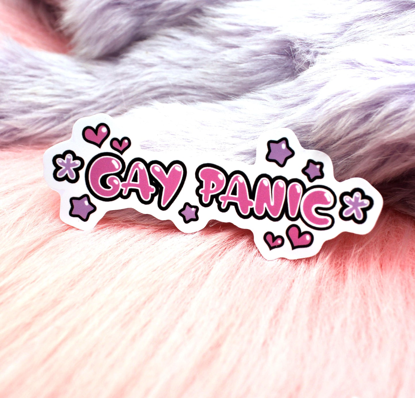 Gay Panic Sticker (8cm)