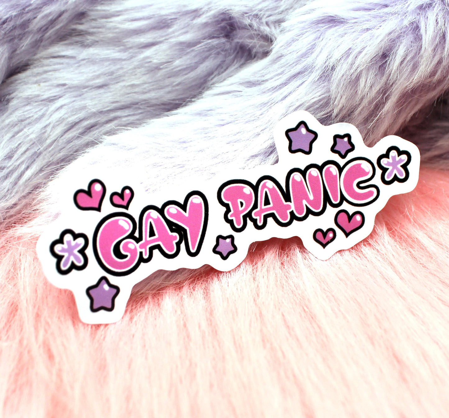 Gay Panic Sticker (8cm)
