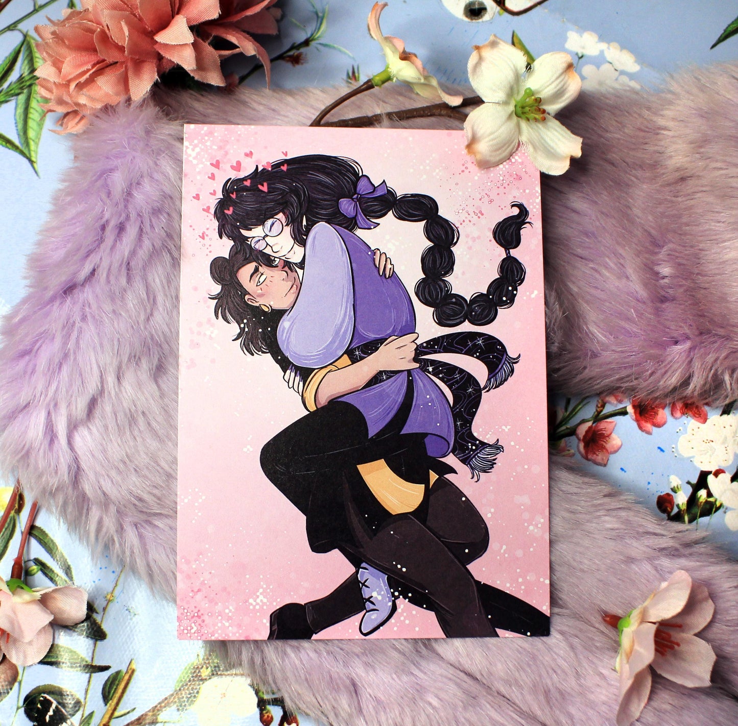 Tomar and Ginzin Cover Art A6 Print - The Nightingale Dragon Series