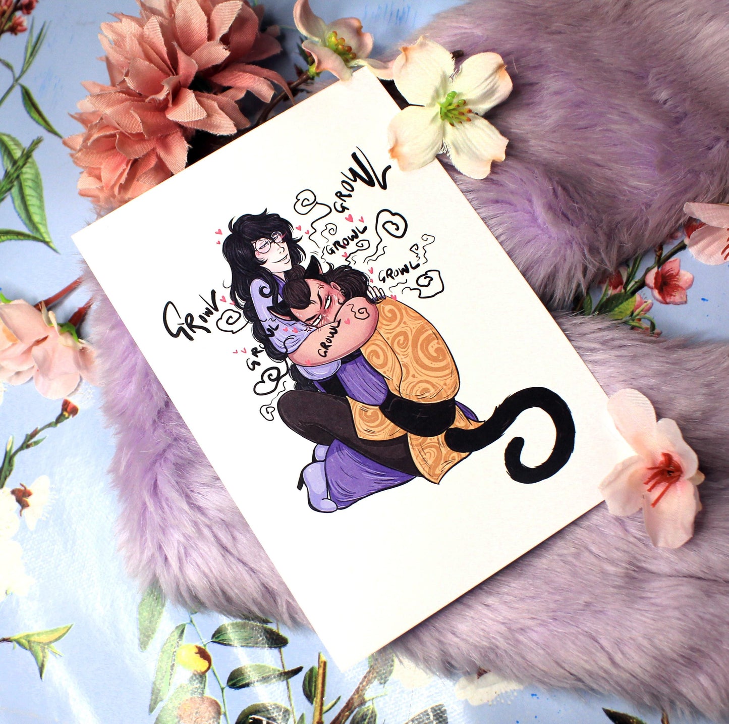 Clingy Tomar Growl A6 Print - The Nightingale Dragon Series