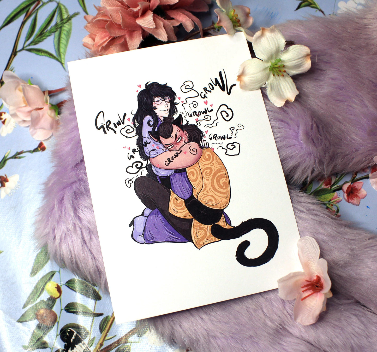 Clingy Tomar Growl A6 Print - The Nightingale Dragon Series