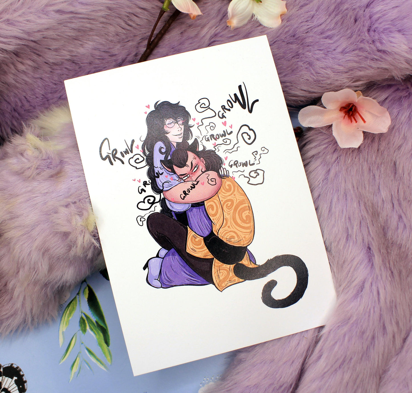 Clingy Tomar Growl A6 Print - The Nightingale Dragon Series