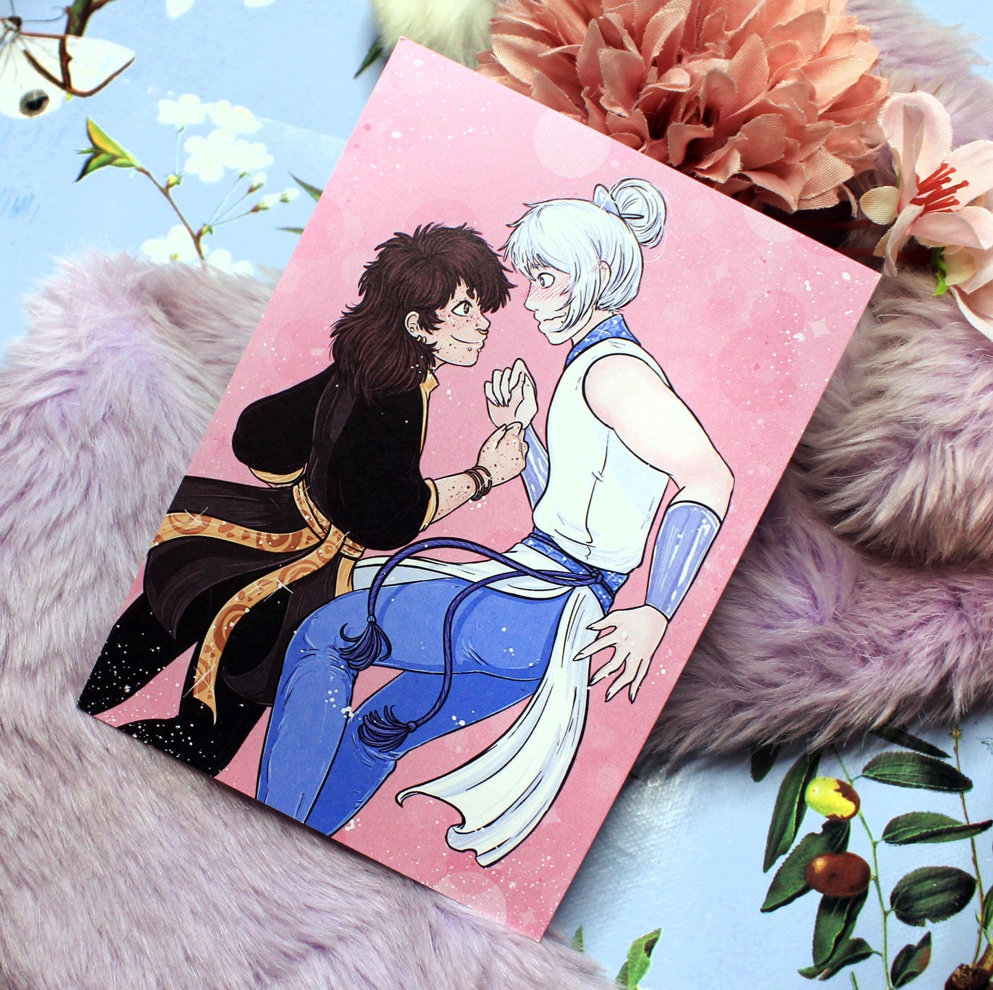 Taown and Brandy Cover Art A6 Print - The Nightingale Dragon Series