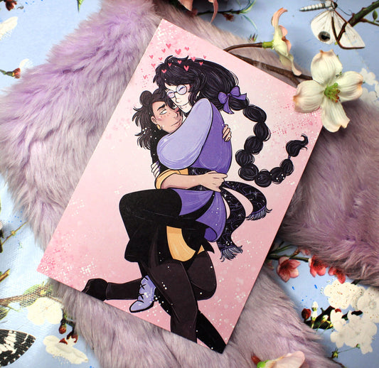 Tomar and Ginzin Cover Art A6 Print - The Nightingale Dragon Series