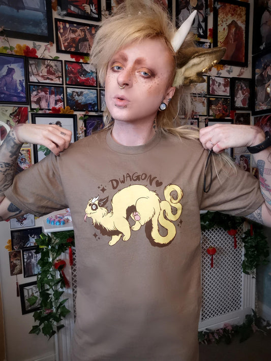 Brown Dwagon T-shirt (S-3XL) - The Nightingale Dragon Series