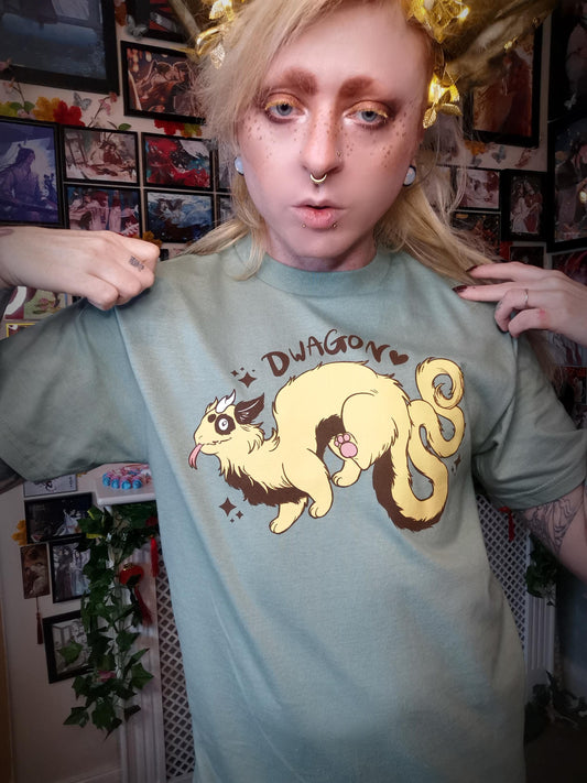 Green Dwagon T-shirt (S-3XL) - The Nightingale Dragon Series