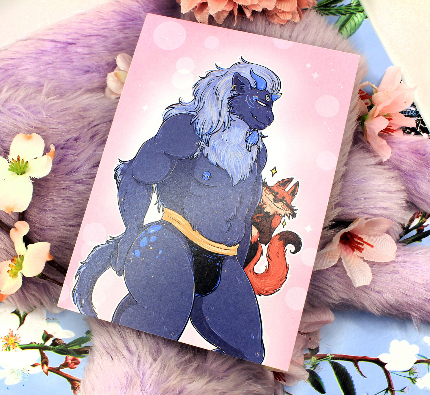 Sunshine & Mushrooms Bara Pin Up A6 Print - The Nightingale Dragon Series