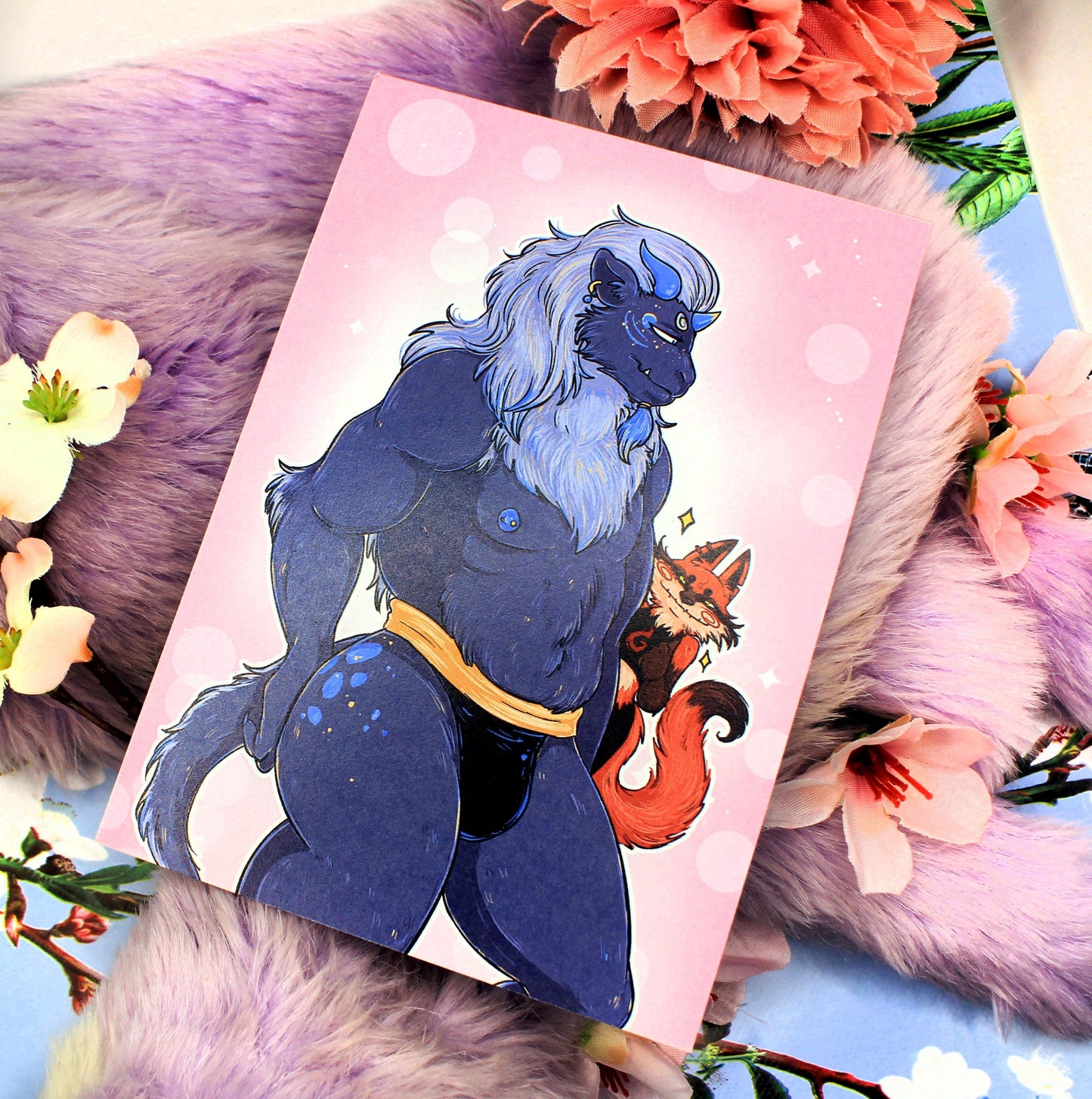 Sunshine & Mushrooms Bara Pin Up A6 Print - The Nightingale Dragon Series
