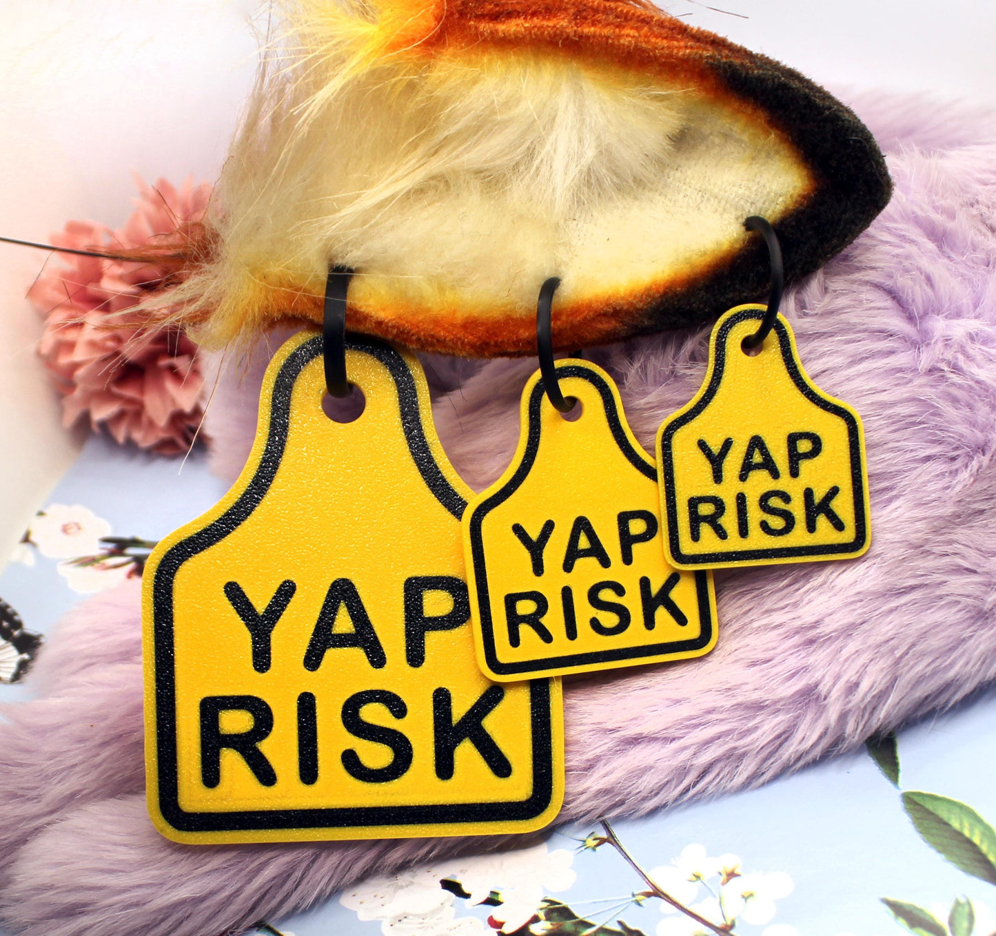 Yap Risk Fursuit Ear Tags (3 Sizes)